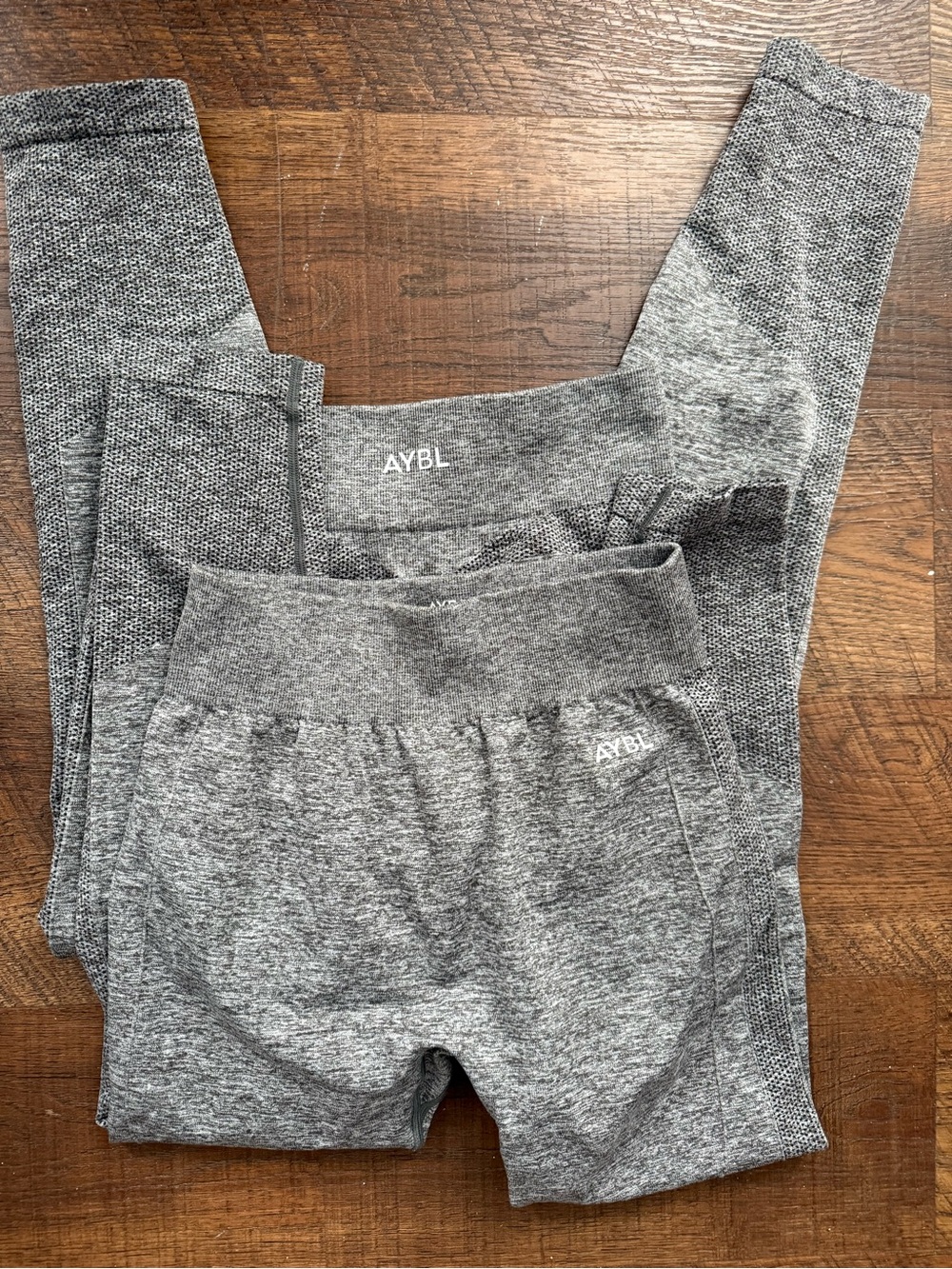 AYBL Gray Seamless High-Waist Leggings